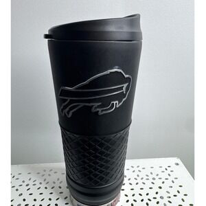 Buffalo Bills NFL 24oz Stainless Steel Vacuum Insulated Travel Tumbler Black